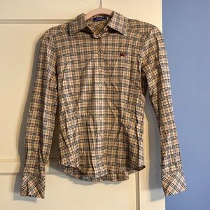 Burberry Blue Label Check Button-up Shirt